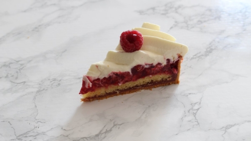 Tarte framboise vanille piment d&#039;Espelette