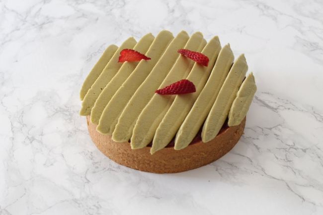 Tarte fraise pistache