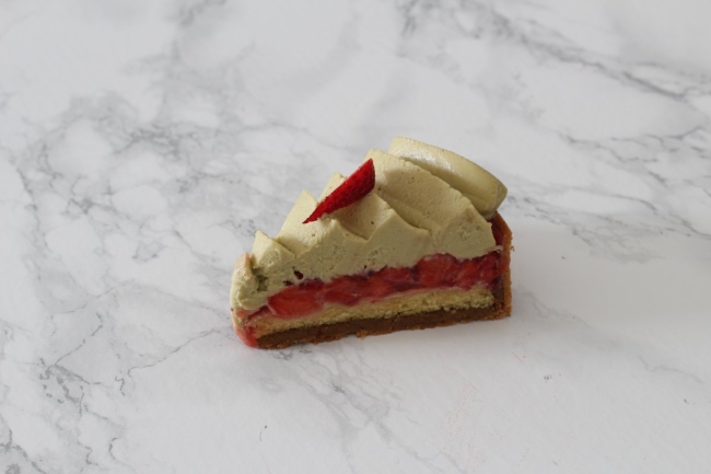 Tarte fraise pistache
